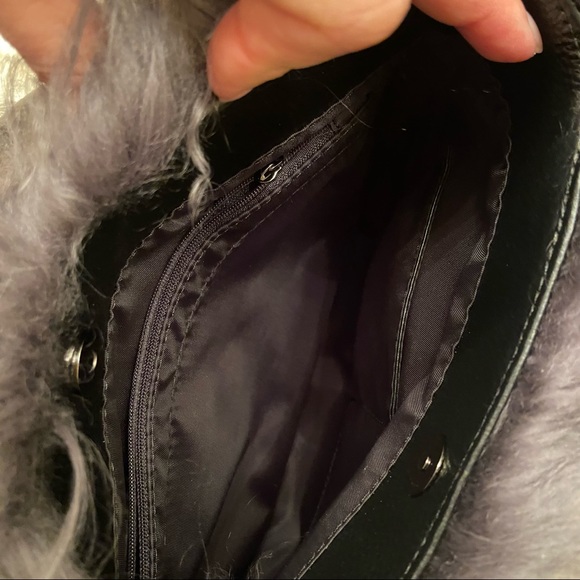 Grey Mongolian Fur Bag - Limited Edition - Picture 6 of 7